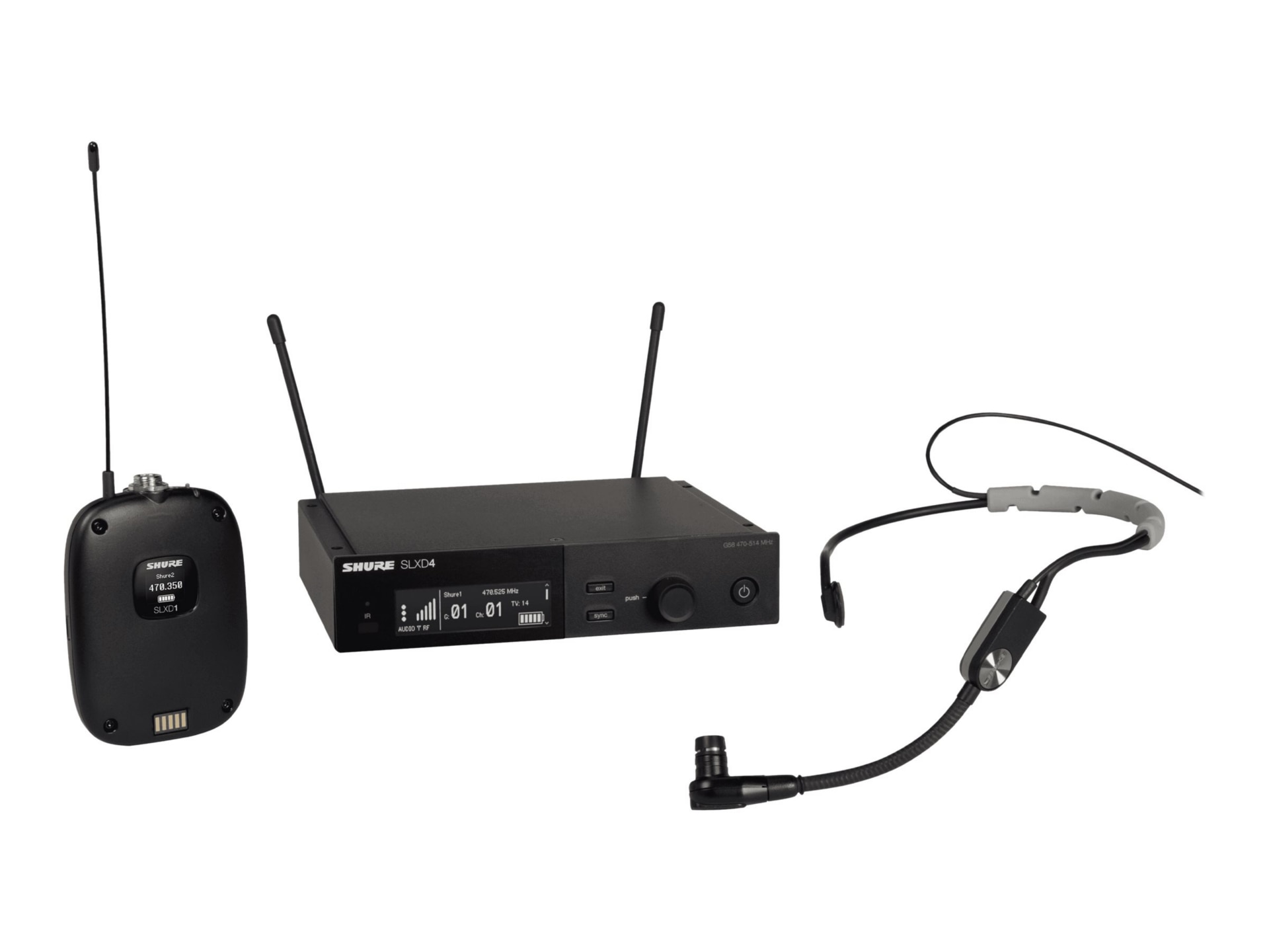 Shure SLXD14/SM35 - G58 Band - wireless microphone system