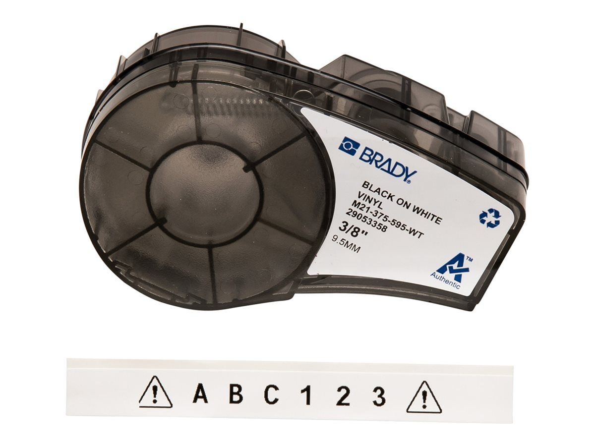 Brady B-595 - labels - glossy - 1 roll(s) - Roll (0.952 cm x 6.4 m)