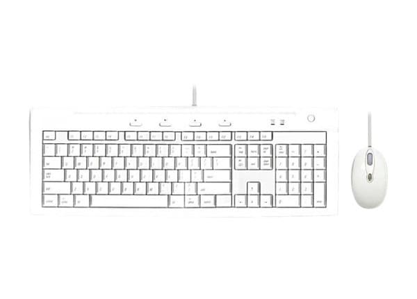 Macally iKeySlim Desktop - Keyboard & Mouse