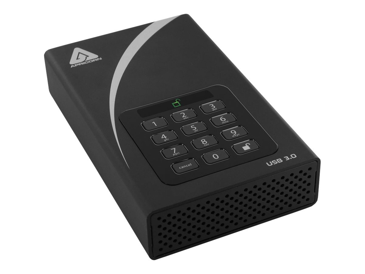 Apricorn Aegis Padlock DT ADT-3PL256-10TB - hard drive - 10 TB - USB 3.0