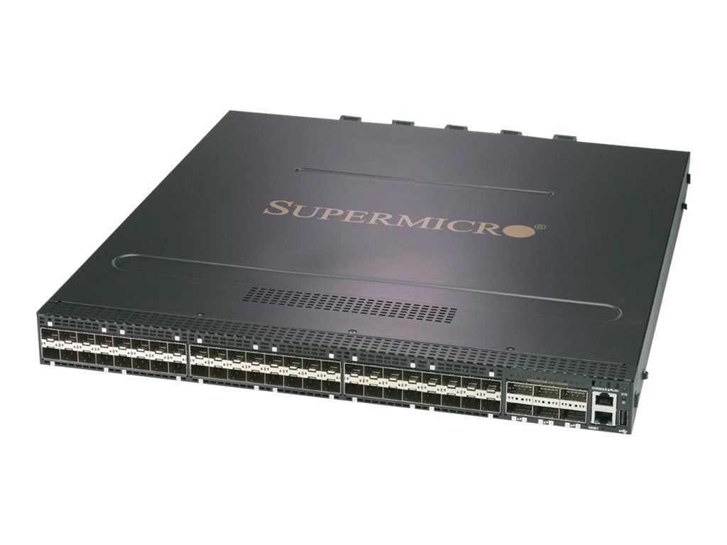 Supermicro SuperSwitch SSE-F3548SR - switch - 54 ports - managed - rack-mountable