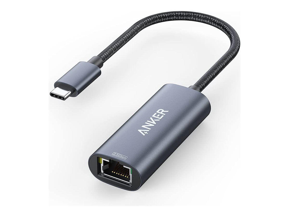Anker PowerExpand - network adapter - USB-C - 10M/100M/1G/2.5 Gigabit Ethernet x 1