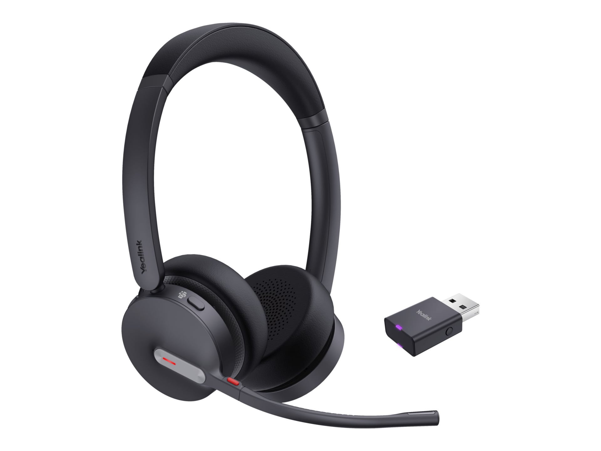 Yealink WH64 Hybrid Dual DECT and Bluetooth Wireless Headset - Black