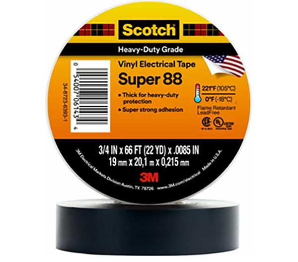 3M Scotch Vinyl Electrical Tape Super 88