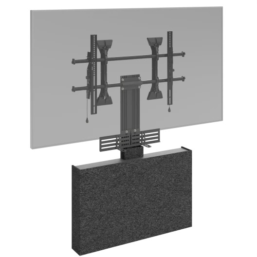 Chief Fusion Storage Cabinet Accessory - For Wall Mount - TAA Compliant - Black