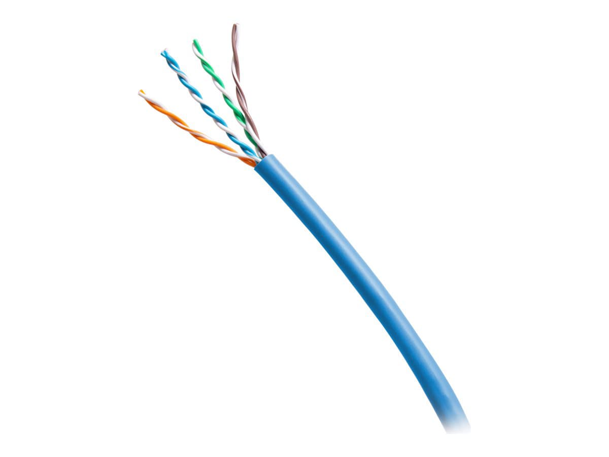 C2G 1000ft (304.8m) TAA-Compliant Cat6a Bulk Unshielded (UTP) Ethernet Network Cable with Solid Conductors-Riser