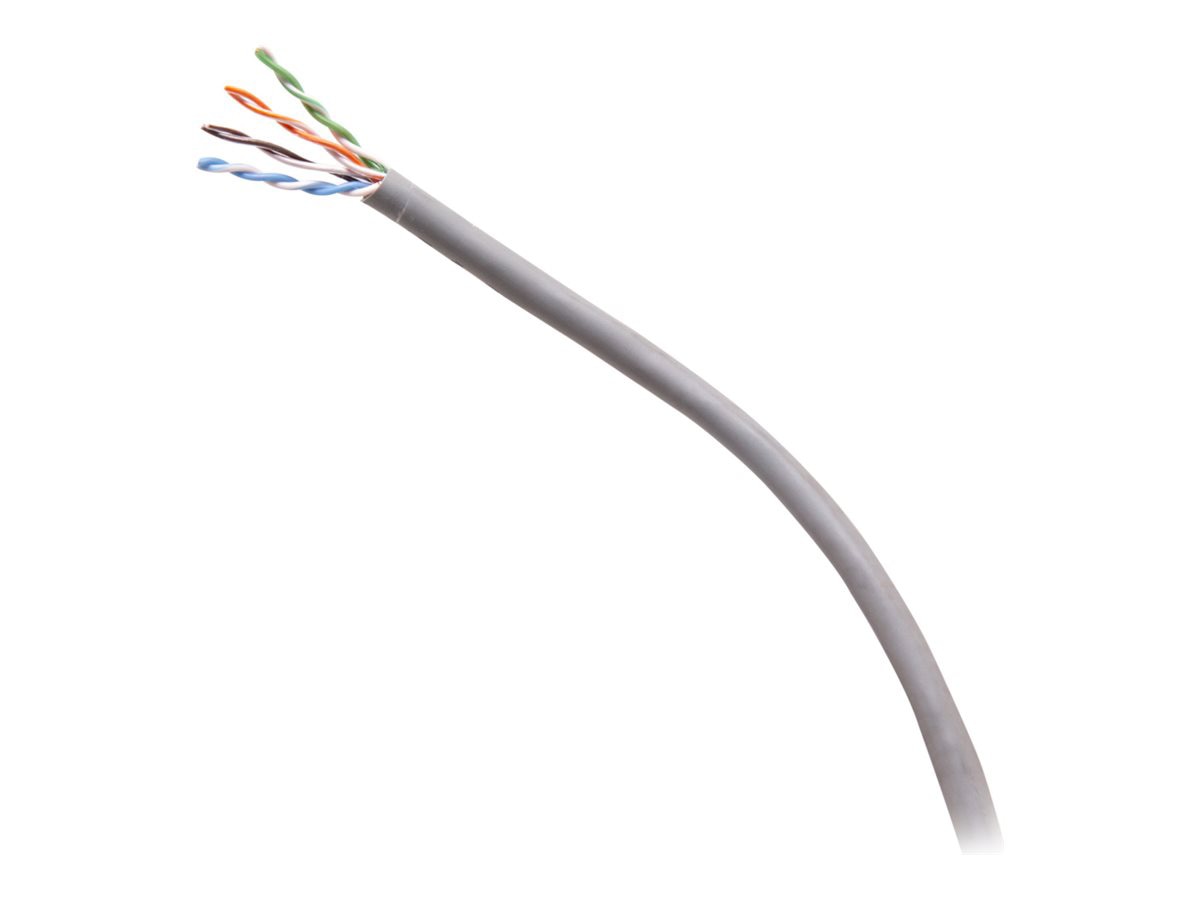 C2G 1000ft (304.8m) TAA-Compliant Cat6 Bulk Unshielded (UTP) Ethernet Network Cable with Solid Conductors-Plenum