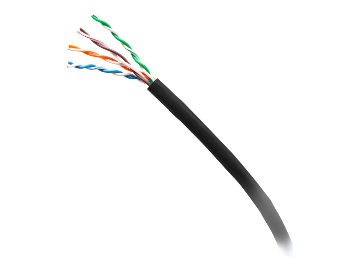 C2G 1000ft (304.8m) TAA-Compliant Cat6a Bulk Unshielded (UTP) Ethernet Network Cable with Solid Conductors-Plenum