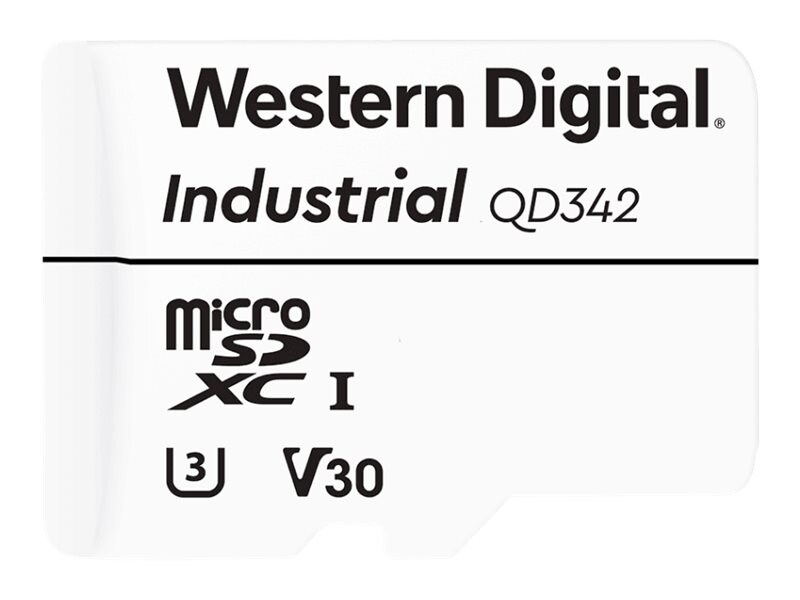 WD Industrial IX QD342 - flash memory card - 128 GB - microSDXC UHS-I