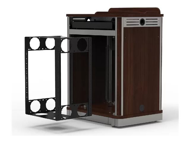 Spectrum Media Manager Series Compact - lectern - rectangular - graphite talc