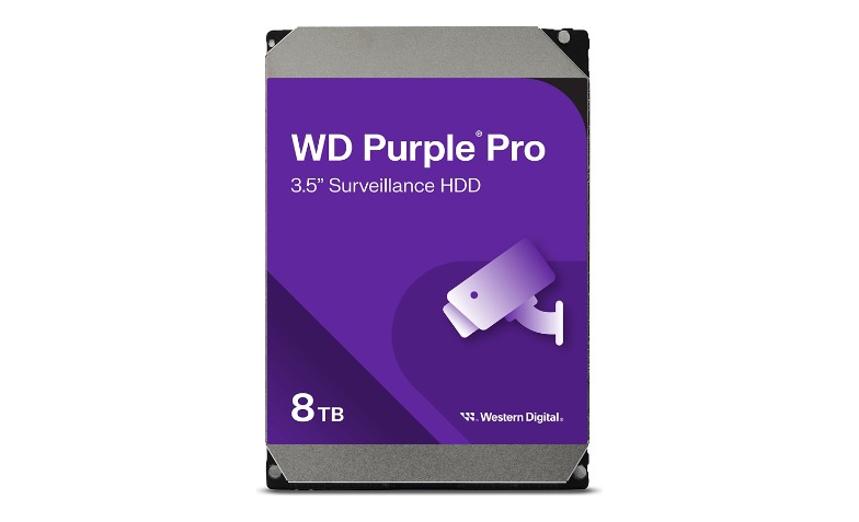 WD Purple Pro WD8002PURP - hard drive - 8 TB - surveillance, smart