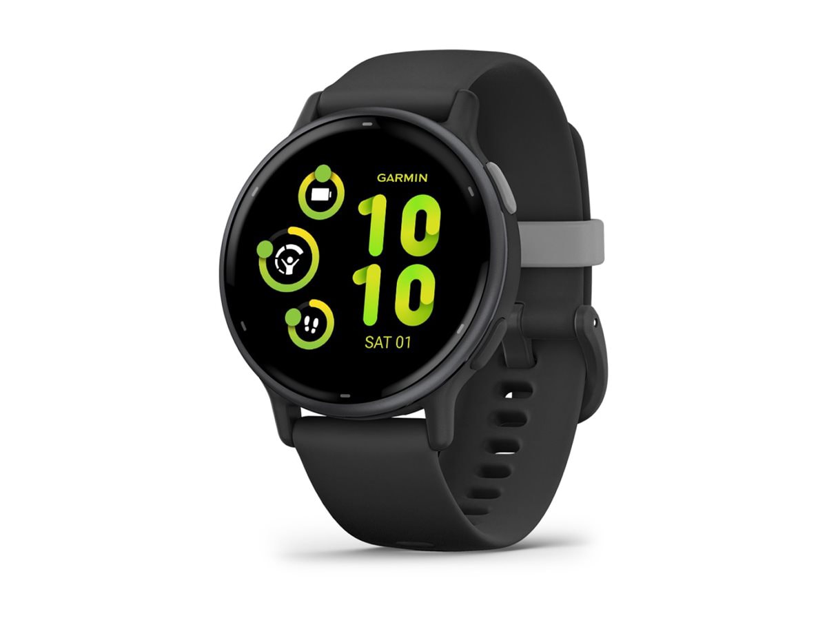 Garmin vívoactive 5 - black - smart watch with band - 4 GB