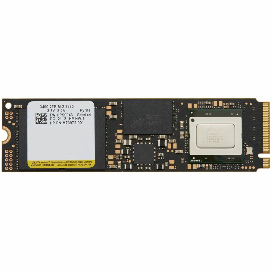 HP 2 TB Solid State Drive - M.2 2280 Internal - PCI Express NVMe (PCI Expre