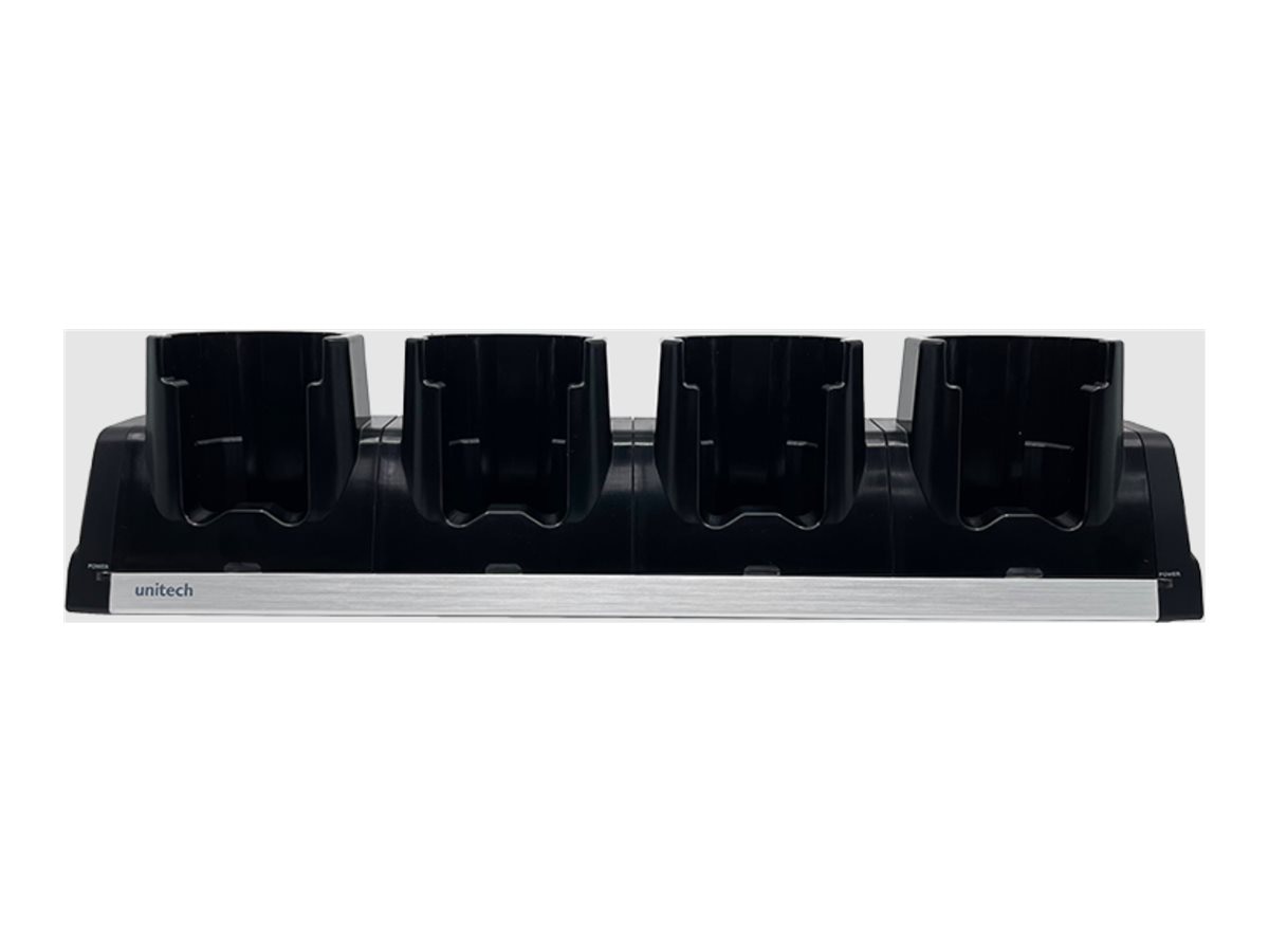 Unitech - barcode scanner charging stand - 4-slot, Ethernet