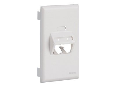 Panduit MINI-COM Ultimate ID Sloped Snap-on Faceplate - faceplate