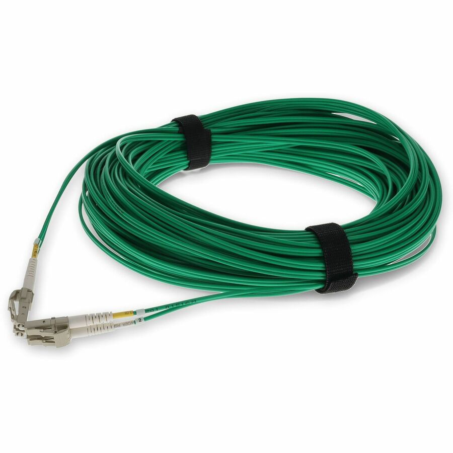 Proline 20m LC to LC Green OM4 Duplex OFNR (Riser-Rated) Fiber Patch Cable