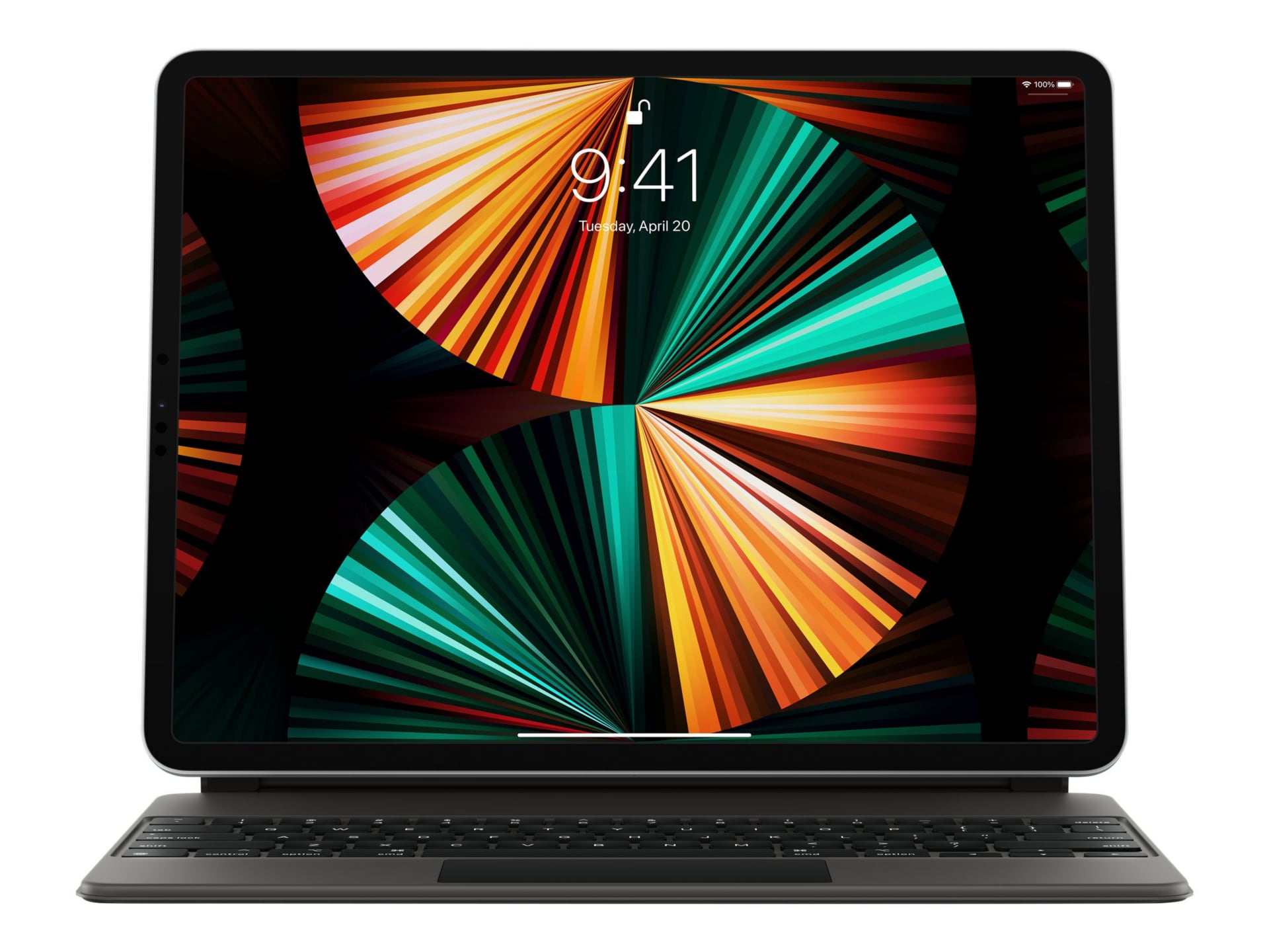 Apple Magic Keyboard - keyboard and folio case - with trackpad - QWERTY - Arabic - black Input Device