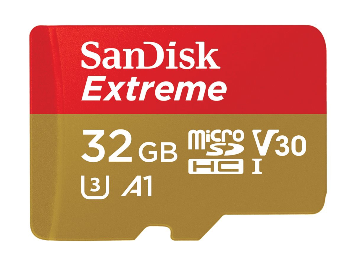 SanDisk Extreme - flash memory card - 32 GB - microSDHC UHS-I