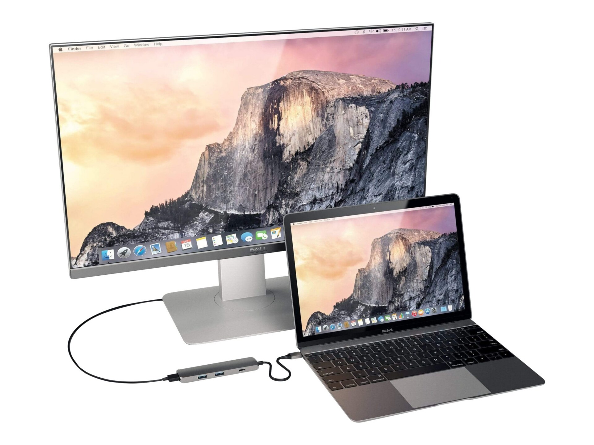 Satechi Slim Aluminum Multi-Port Adapter - docking station - USB-C