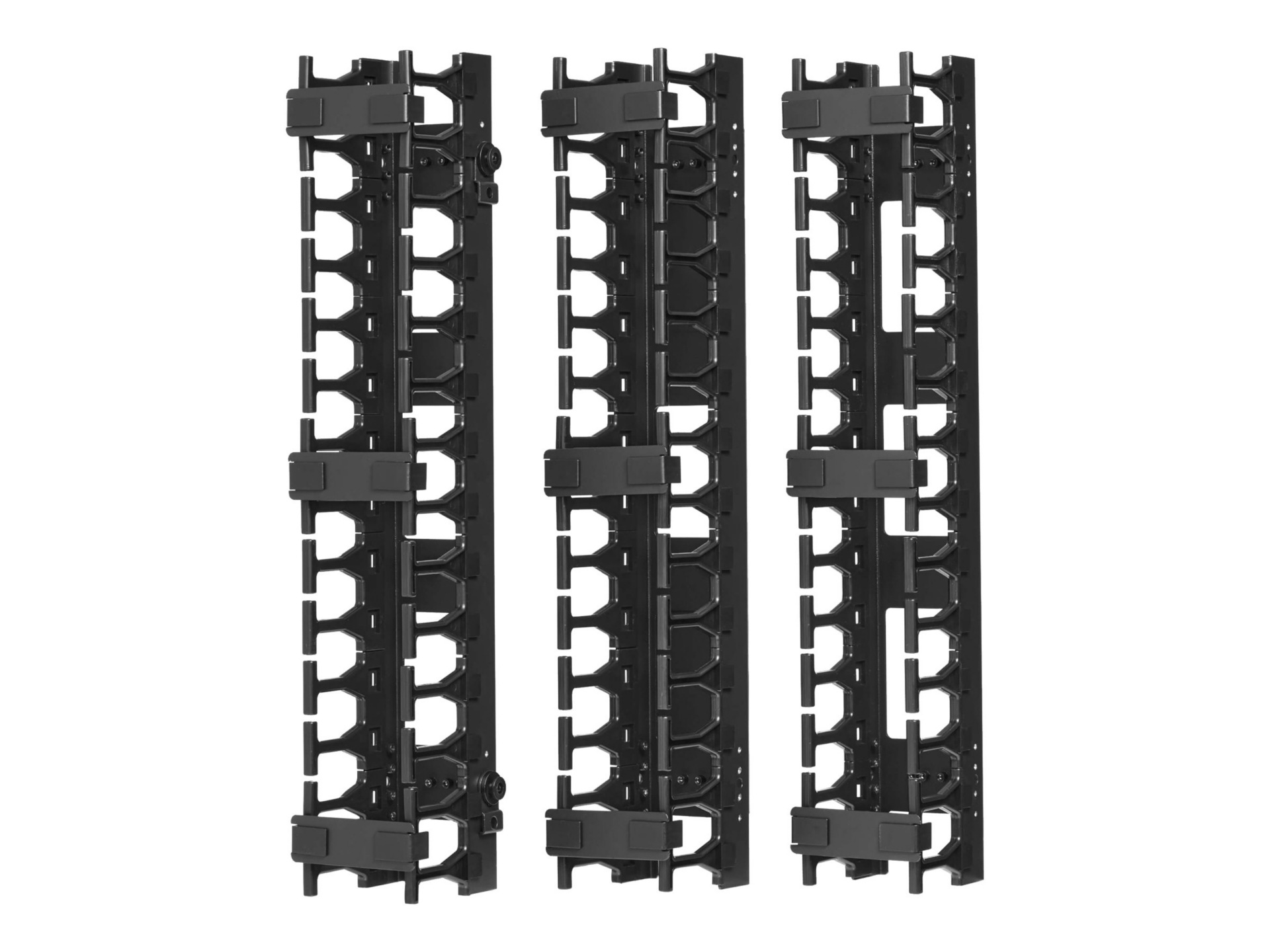 Eaton Tripp Lite Series Open Frame Rack 6ft Vertical Cable Manager 3in Wide - rack cable management duct with cover