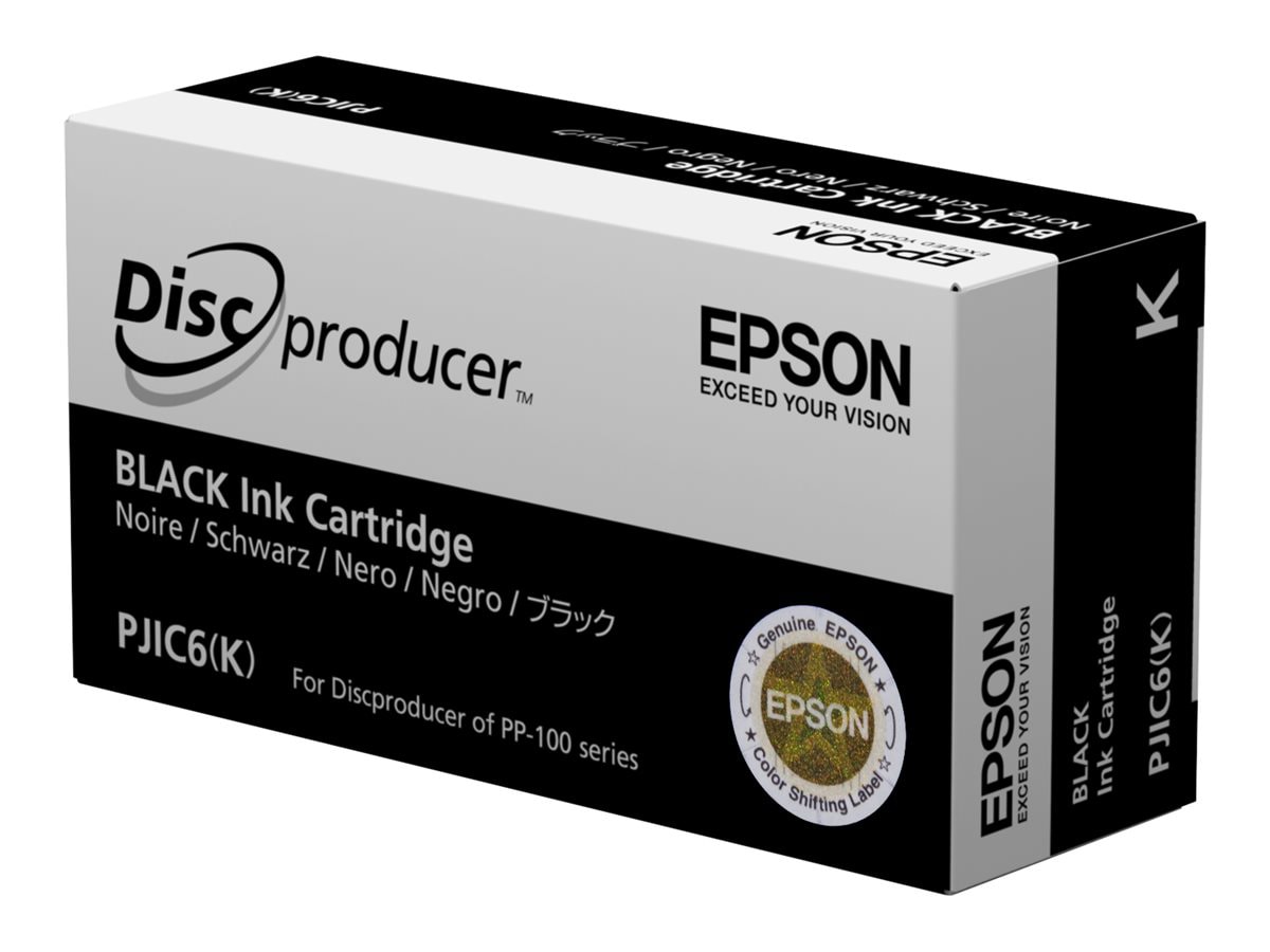 Epson Discproducer PJIC7(K) - black - original - ink cartridge