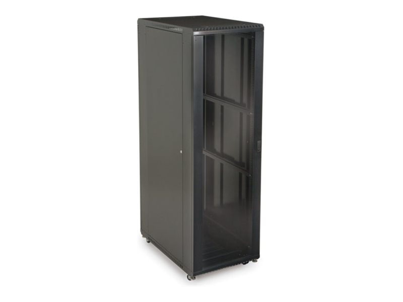 Kendall Howard LINIER 3101 - rack - glass/solid doors, 36" depth - 42U