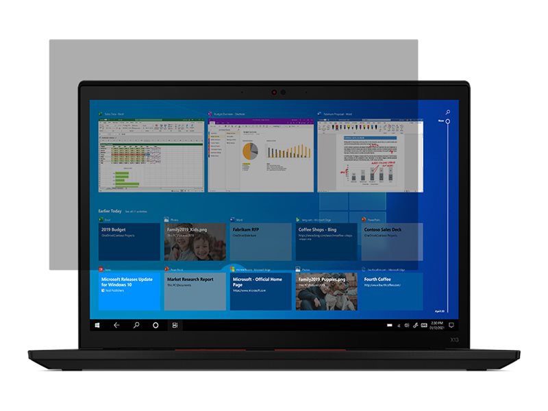 3M - notebook privacy filter - bright screen