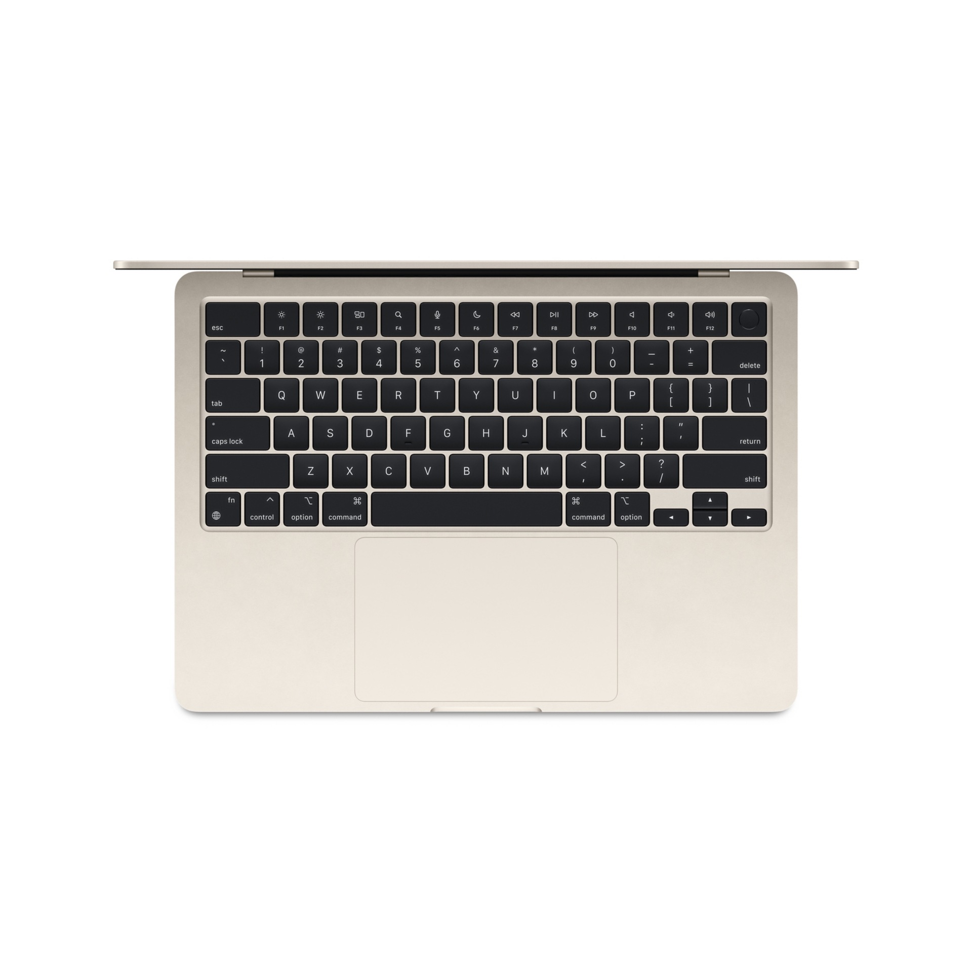 Thumbnail 2 of 9 for Apple MacBook Air - 13" - M3 - 8‑core CPU - 10‑core GPU - 16 GB RAM - 2 TB SSD - Starlight