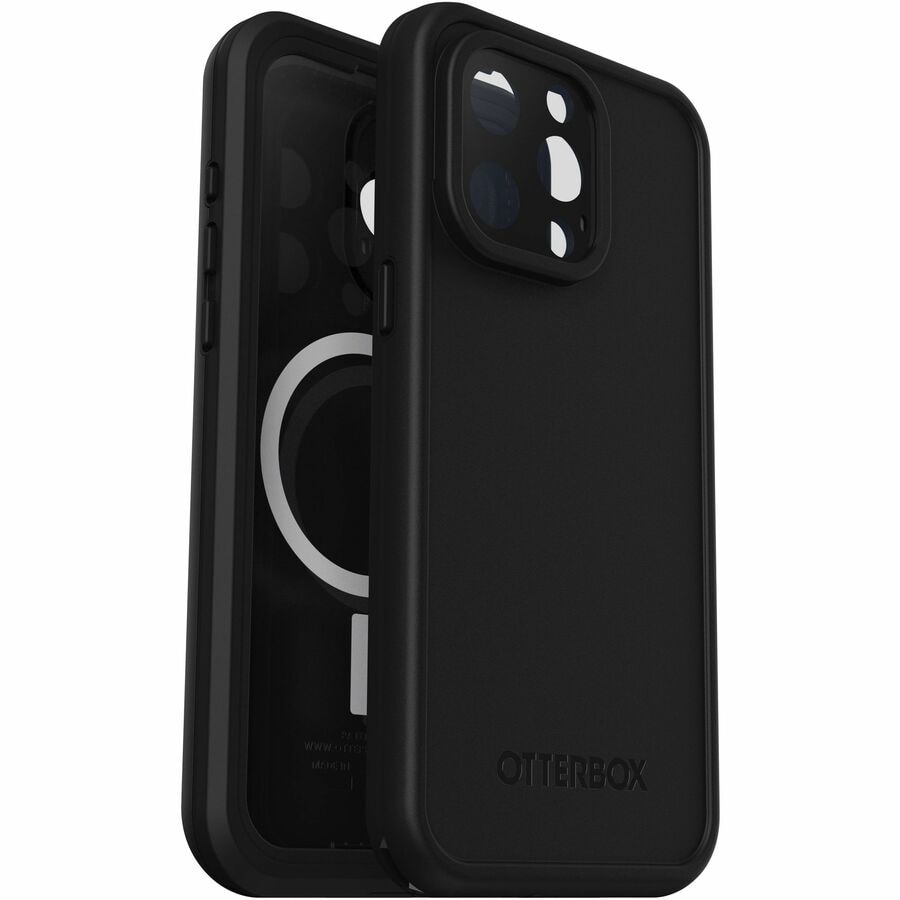 OtterBox frē Carrying Case Apple iPhone 15 Pro Max Smartphone - Black