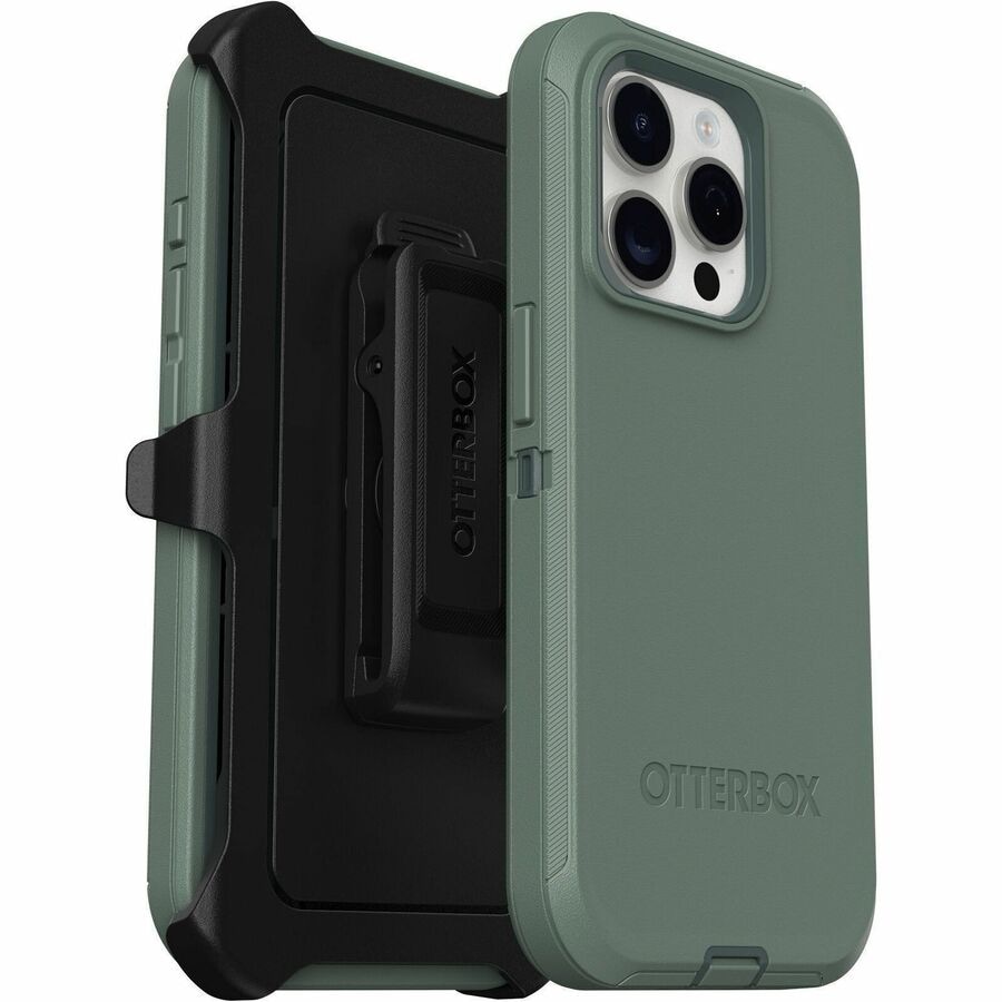 OtterBox Defender Carrying Case (Holster) Apple iPhone 15 Pro Smartphone -