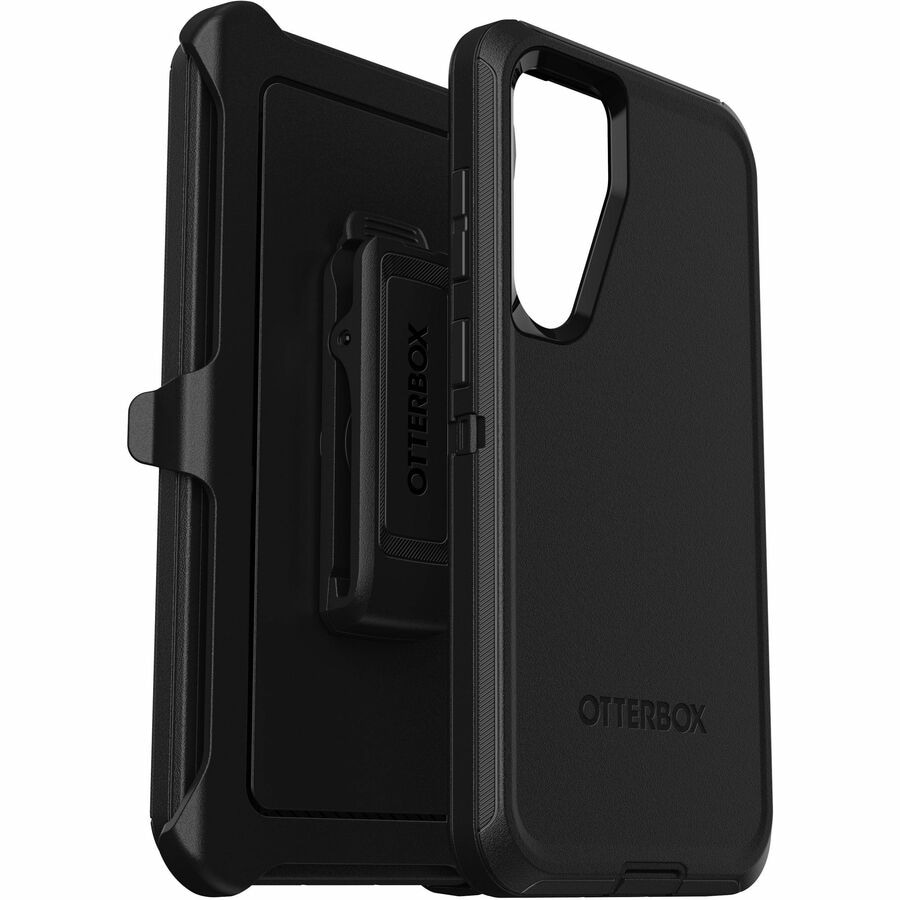 OtterBox Defender Carrying Case (Holster) Samsung Galaxy S24+ Smartphone - Black