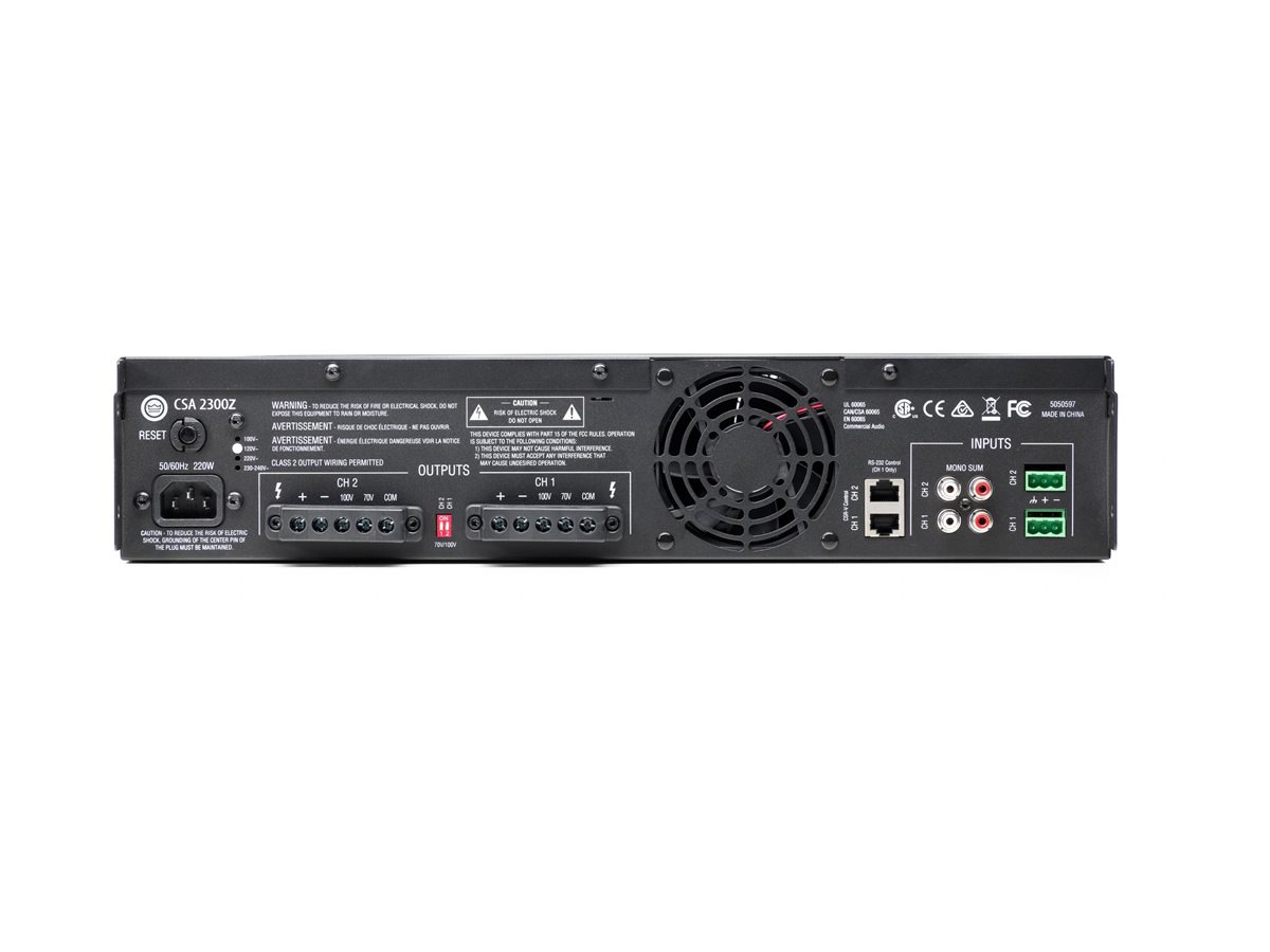 Thumbnail 2 of 2 for JBL CSA 2300Z - amplifier