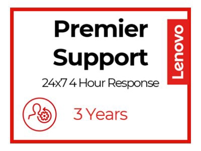 Lenovo Premier 4-Hour - extended service agreement - 3 years - on-site