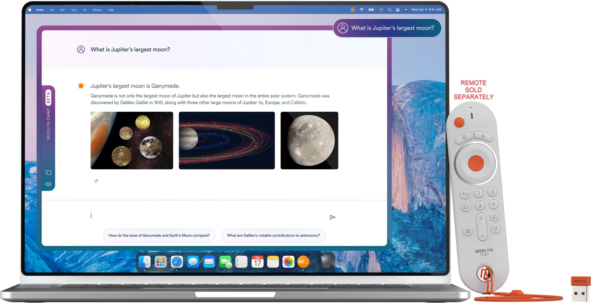 Merlyn Origin Voice-Enabled AI Assistant Software License (One License for One Year) - for Educational Classroom Use