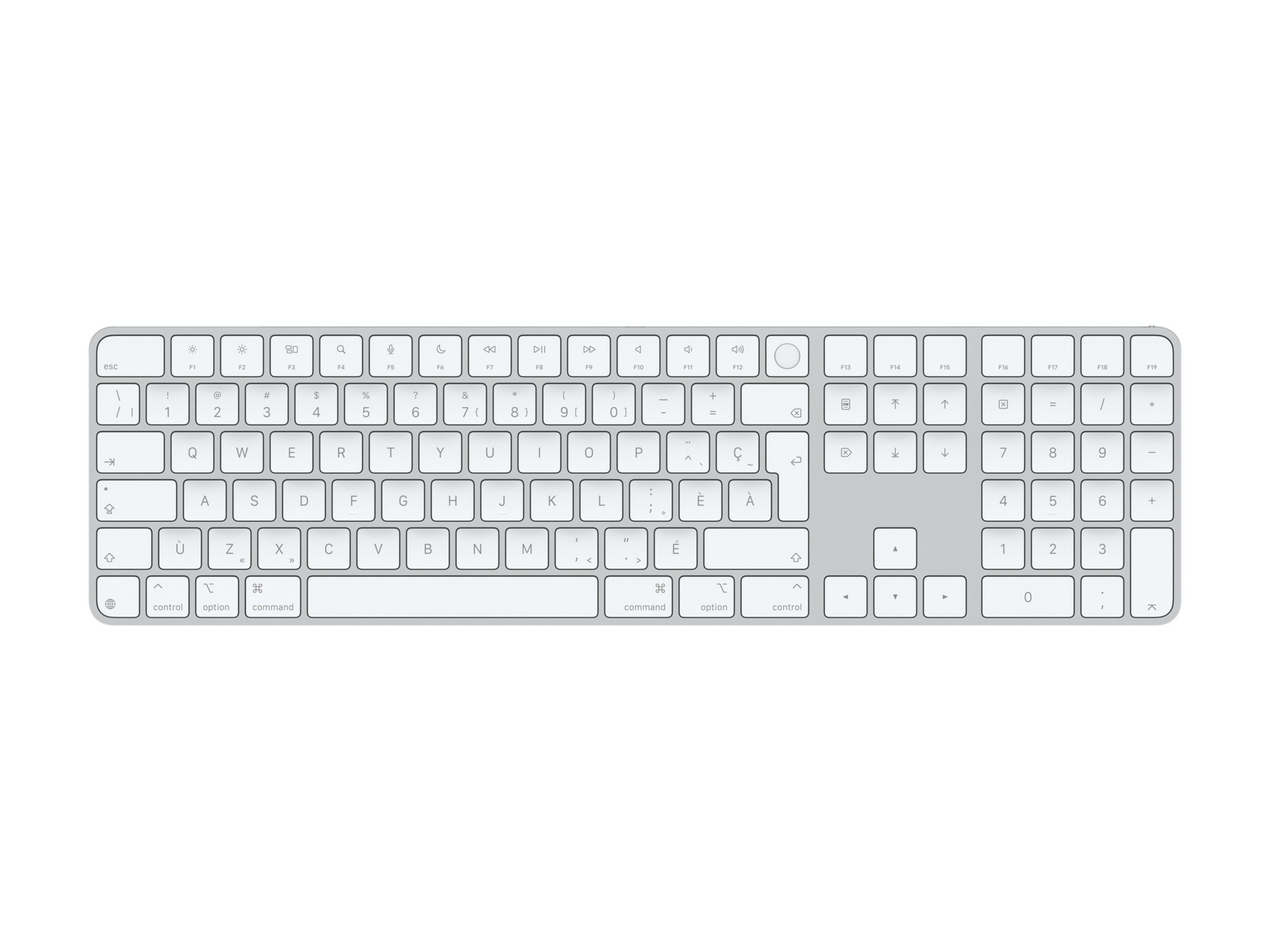 その他 APPLE WIRELESS KEYBOARD & Mouth Apple Magic Keyboard with Touch ID and Numeric Keypad
