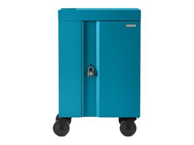 Bretford Cube Mini TVCM20USBC cart - pre-wired - for 20 tablets / notebooks - pacific blue