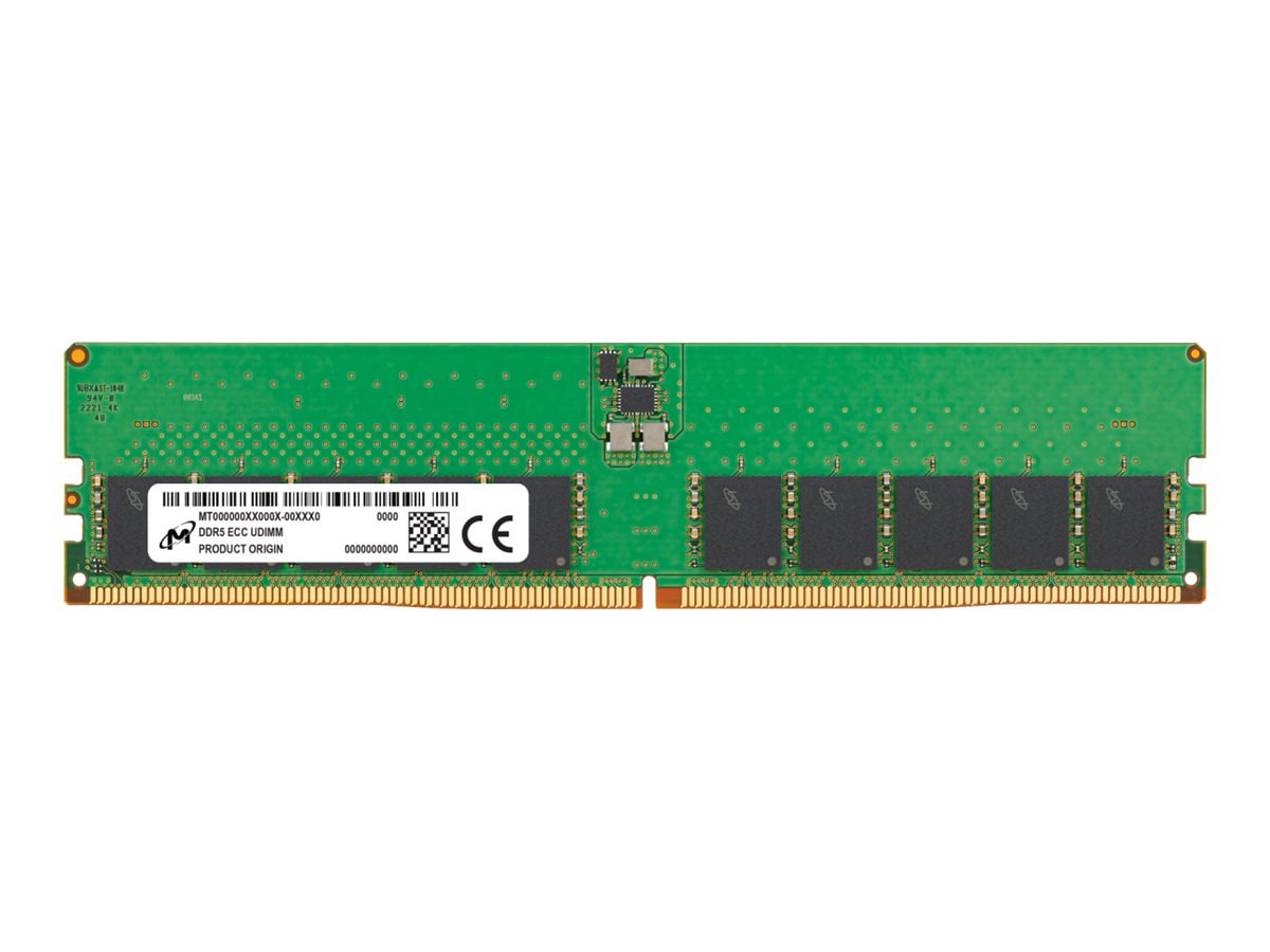 Micron - DDR5 - module - 32 GB - DIMM 288-pin - 5600 MHz / PC5-44800 - unbu