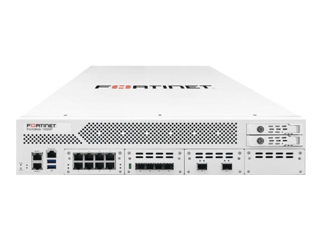Fortinet FortiWeb 1000F - security appliance - with 1 year 24x7 FortiCare and FortiWeb Standard bundle
