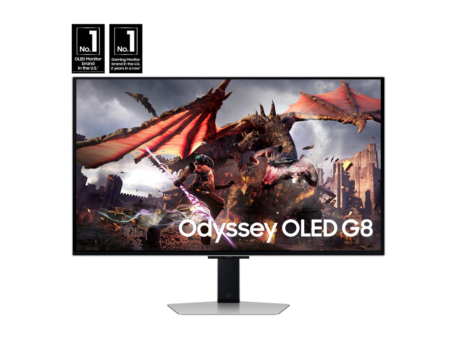 Samsung Odyssey OLED G8 S32DG802SN - OLED monitor - 4K - 32" - HDR