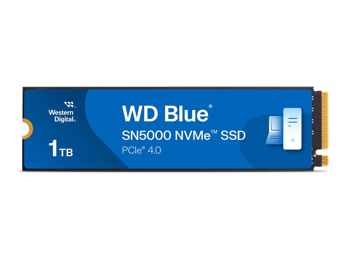 WD Blue SN5000 WDS100T4B0E-00CNZ0 - SSD - 1 TB - PCIe 4.0 x4 (NVMe)