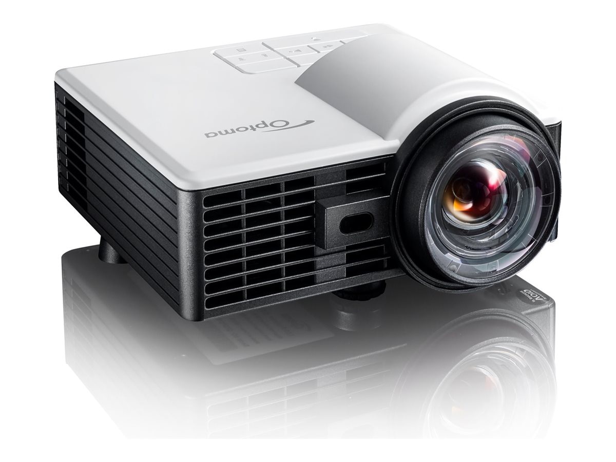Optoma ML1050STi - DLP projector - short-throw - 3D - white, gray