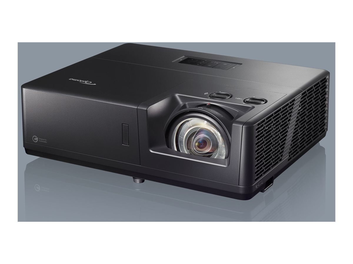 Optoma ZK608TST - DLP projector - short-throw - 3D - black