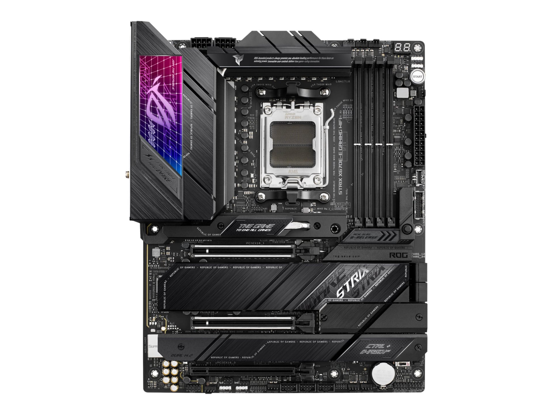 ASUS ROG Strix X670E-E Gaming WiFi - motherboard - ATX - Socket AM5 - AMD X