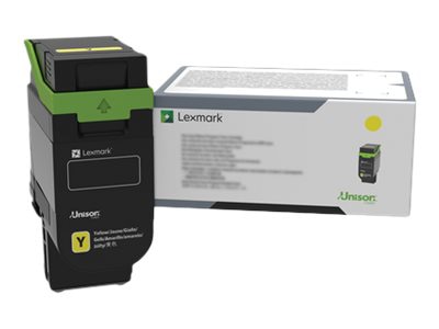 Lexmark 75M0H40 - yellow - original - toner cartridge - LCCP