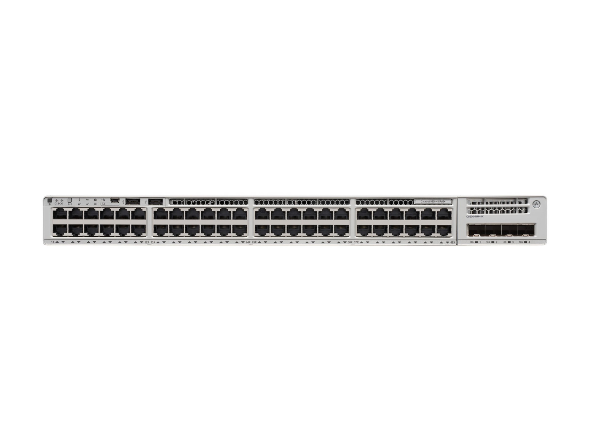 Cisco Catalyst 9200 - Essential Edition - switch - 48 ports - smart - rack-mountable
