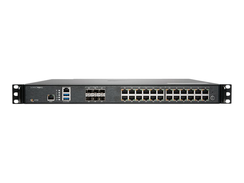 SonicWall Gen 7 NSa Series 4700 - security appliance - with 3 years Essenti