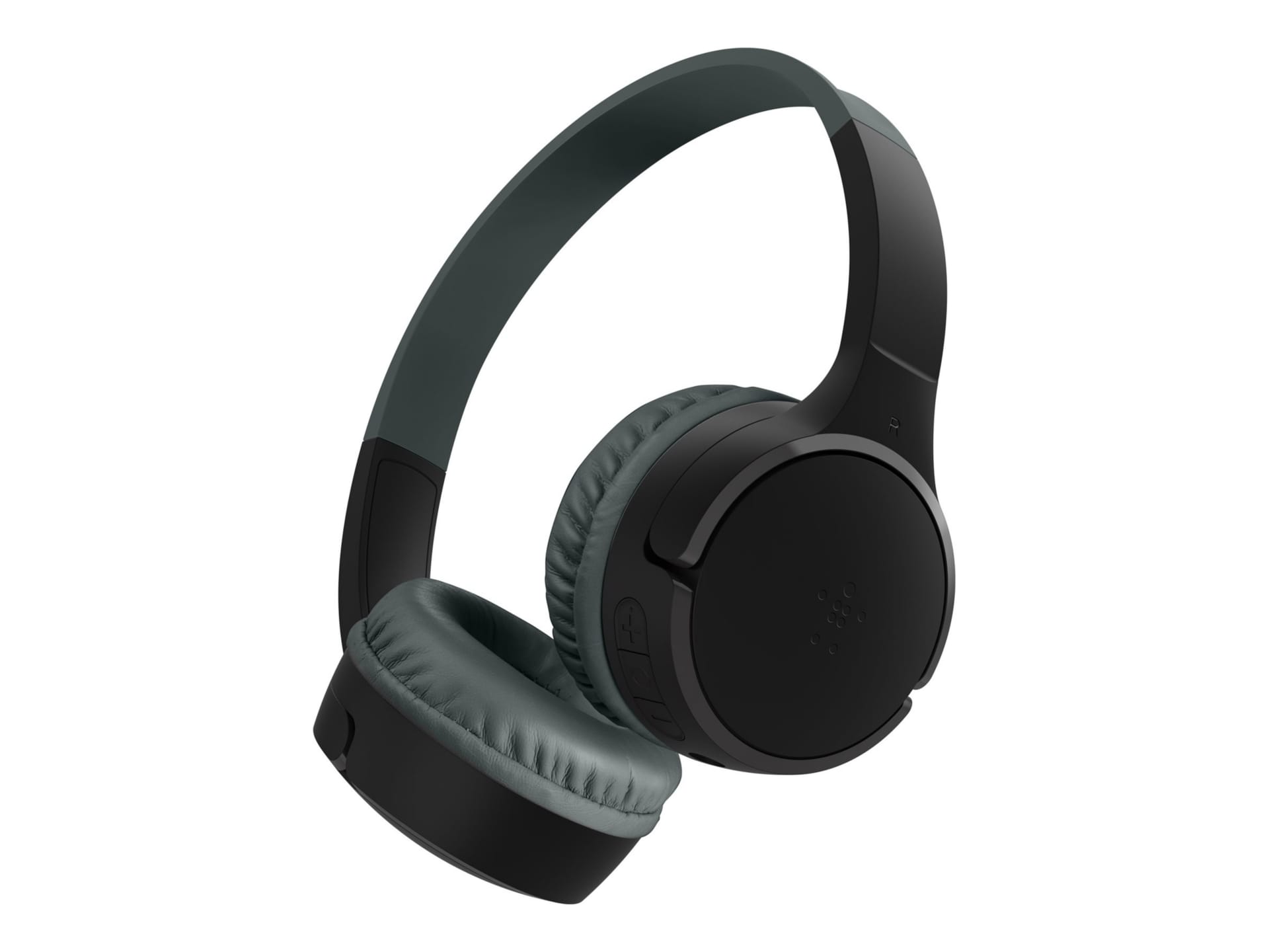 Belkin SoundForm Mini Wireless On-Ear Headphones for Kids - USB-C - Black