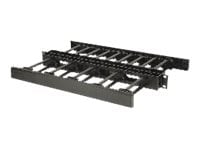 Ortronics Horizontal Cable Manager - rack cable management tray - 1U