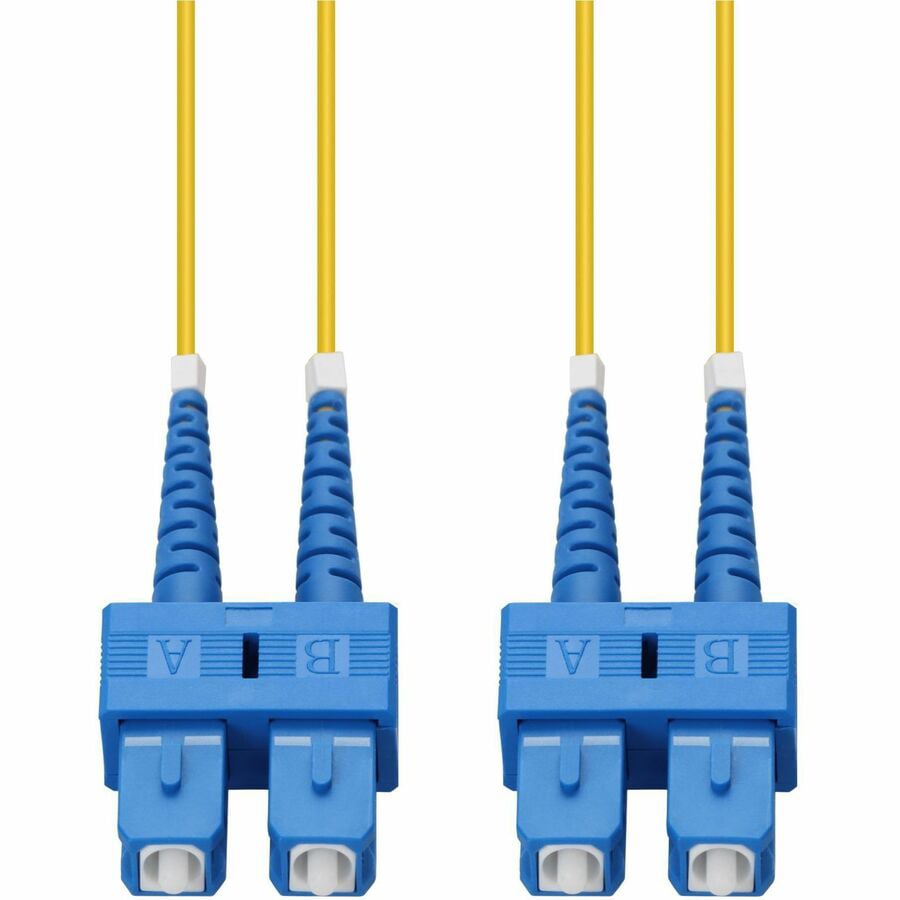 Proline 60m SC to SC Yellow OS2 Duplex OFNR (Riser-Rated) SMF Fiber Patch C