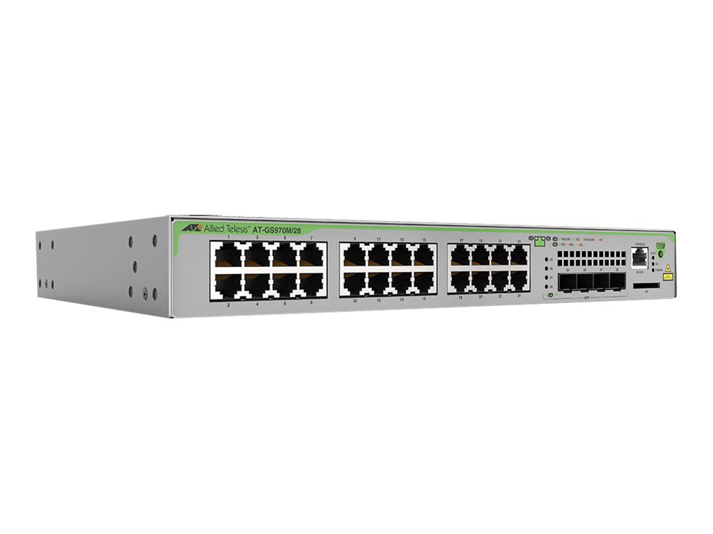 Allied Telesis CentreCOM AT-GS970M/28 - switch - 28 ports - managed